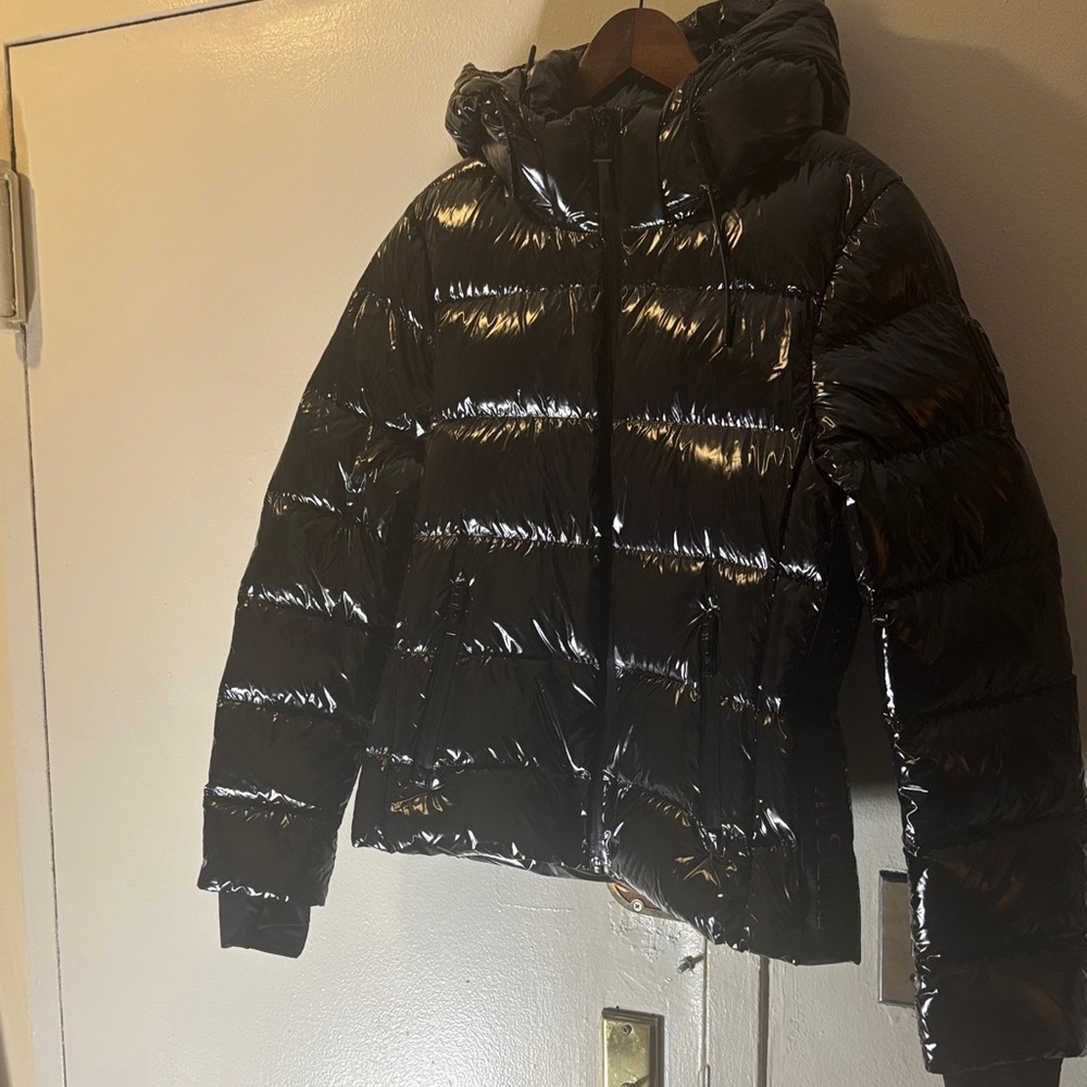 RUDSAK Shiny Black Puffer Coat